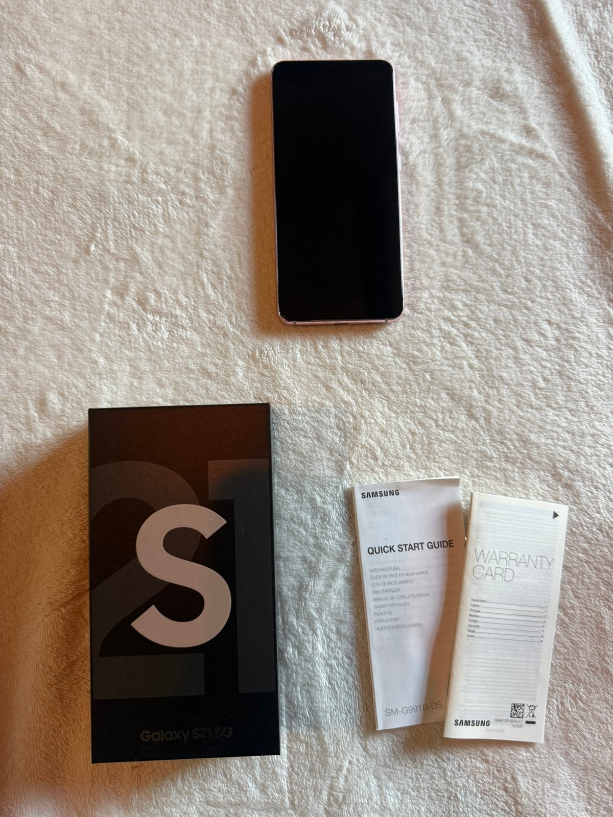 Samsung Galaxy S21 5G 128GB Phantom Pink in originele doos, Gebruikt, Ophalen of Verzenden, Zonder simlock, Zonder abonnement