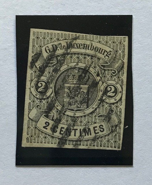 Luxemburg Michel nr. 4 gestempeld (jfb-post), Ophalen of Verzenden, Luxemburg, Gestempeld