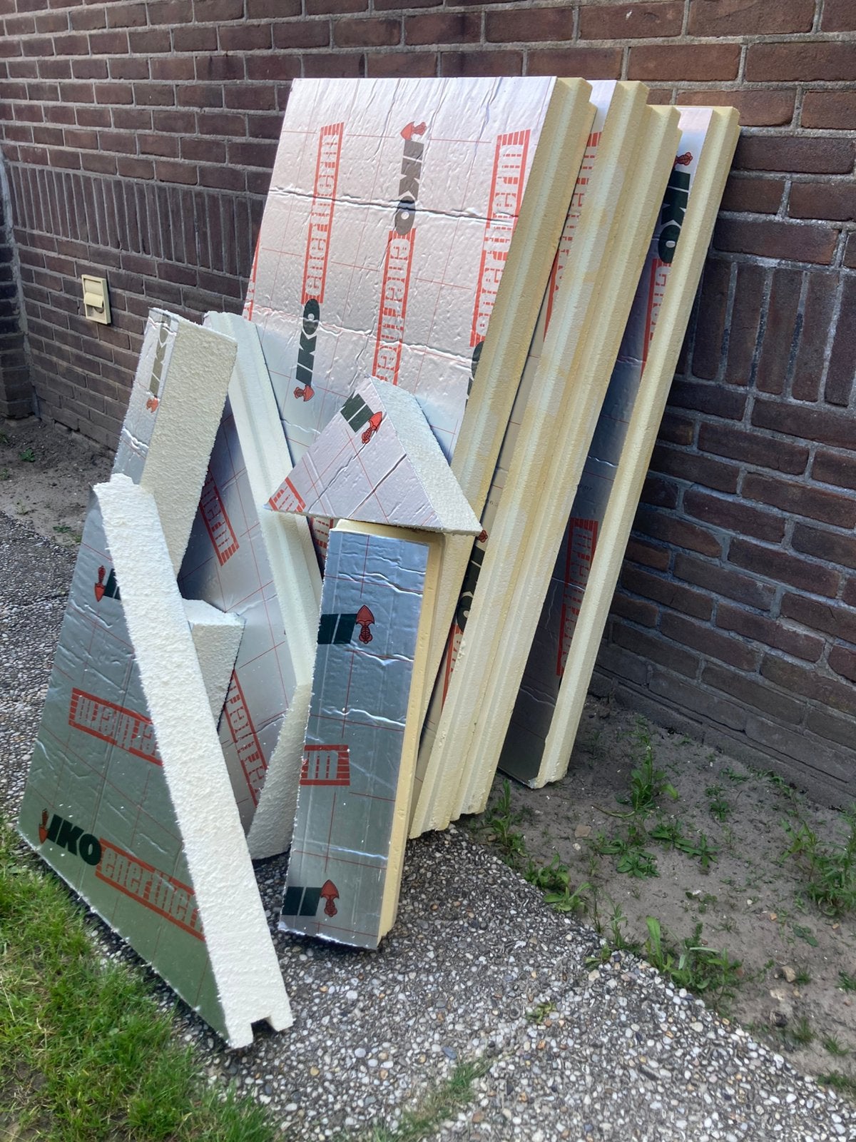 PIR isolatie platen en reststukken 10cm 100mm, Ophalen, Nieuw, Hardschuim (Pir), Minder dan 5 m²