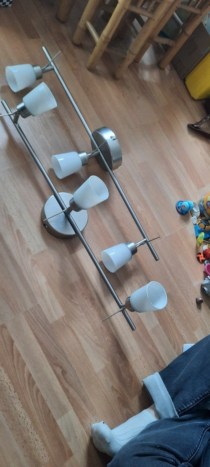 IKEA BASISK Plafondlamp/Spotlight - 6 spots, Huis en Inrichting, Lampen | Overige, Gebruikt, Ophalen of Verzenden