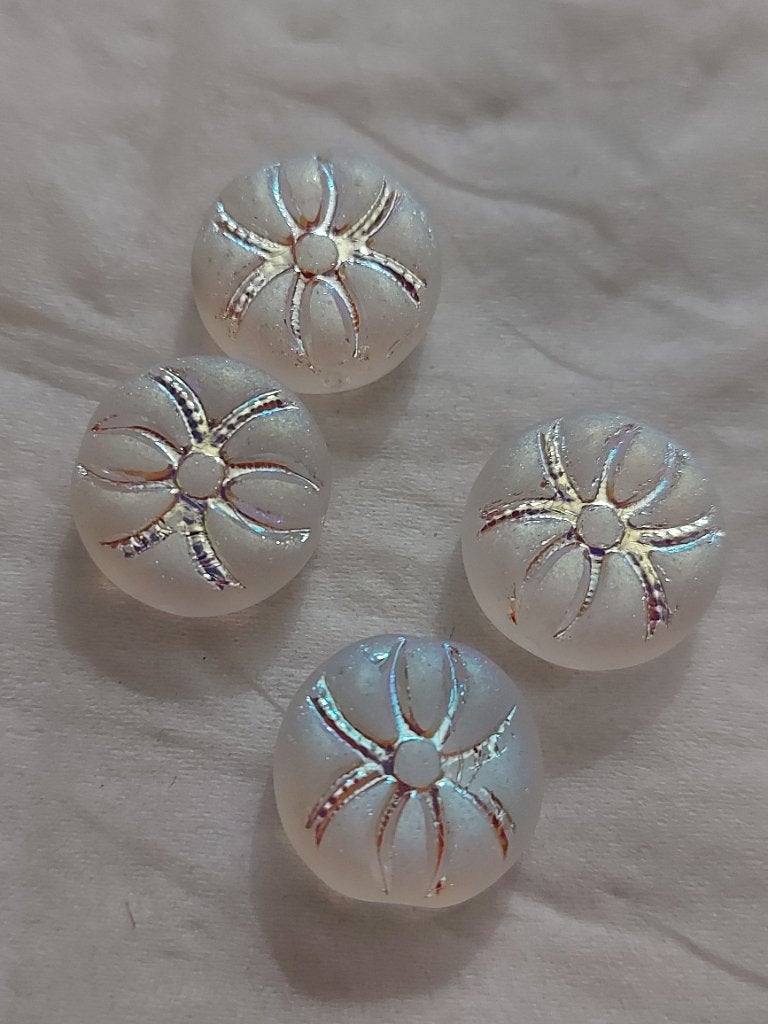🕷️🕷️ Tsjechische spinnen glaskralen mat kristal AB 🕷️🕷️, Verzenden, Nieuw, Kraal