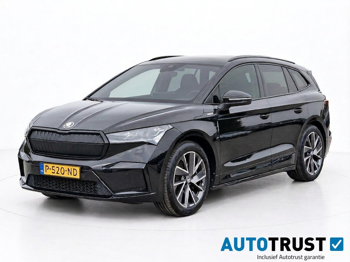 Skoda Enyaq iV 80 SPORTLINE SPORT CAMERA SOH 97,47% TREKHAAK, Auto's, Automaat, Achterwielaandrijving, Gebruikt, 80 kWh