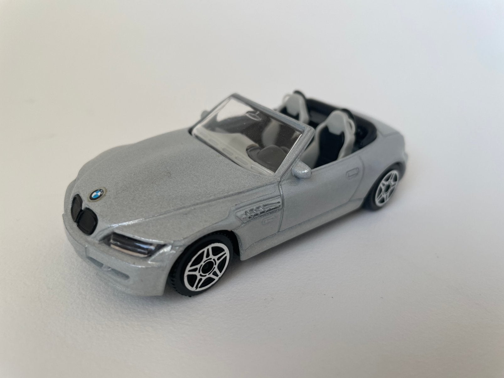 Model BMW Z3 M Roadster cabriolet grijs Bburago circa 1/43, Hobby en Vrije tijd, Ophalen of Verzenden, Gebruikt, Auto