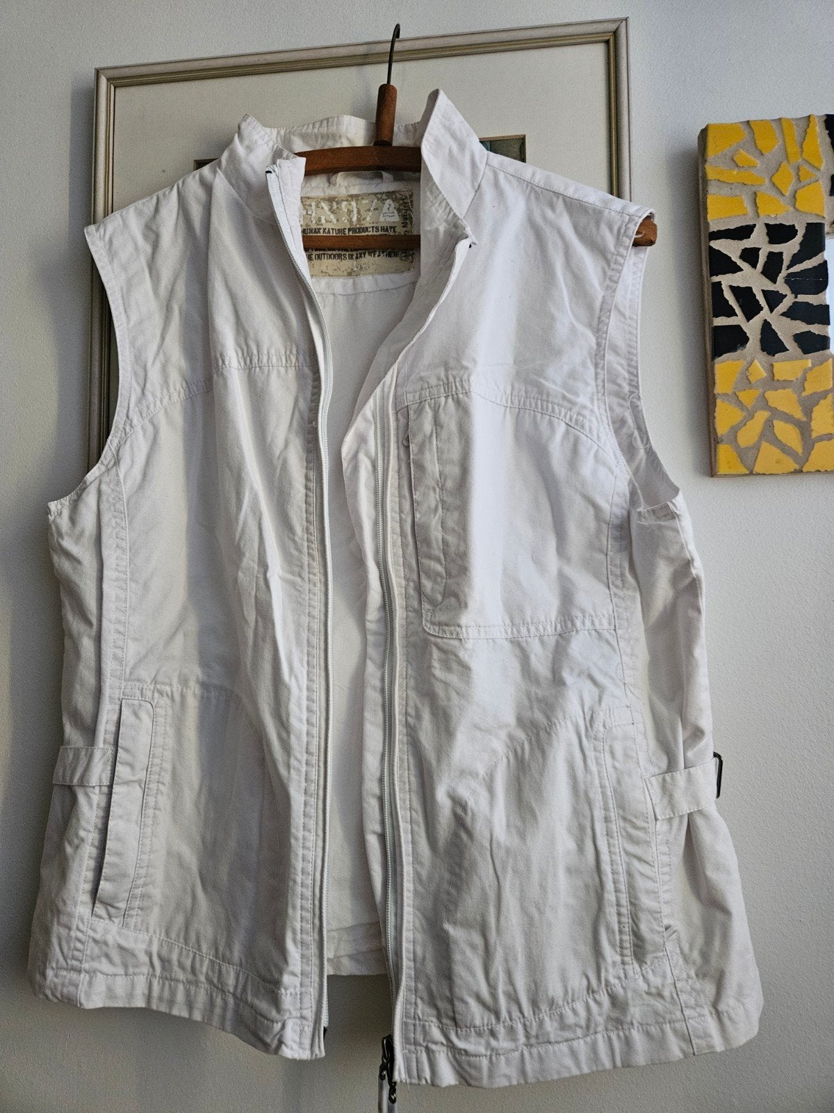 Bodywarmer, Kleding | Dames, Bodywarmers, Wit, Maat 42/44 (L), Ophalen of Verzenden, Hn97