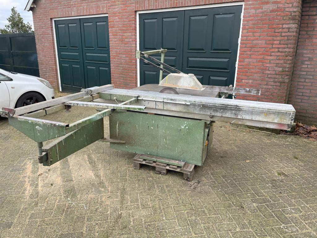 Sneider formaatzaag - zaagmachine voor houtbewerking, Doe-het-zelf en Verbouw, Gereedschap | Zaagmachines, Ophalen, Gebruikt, Cirkelzaag