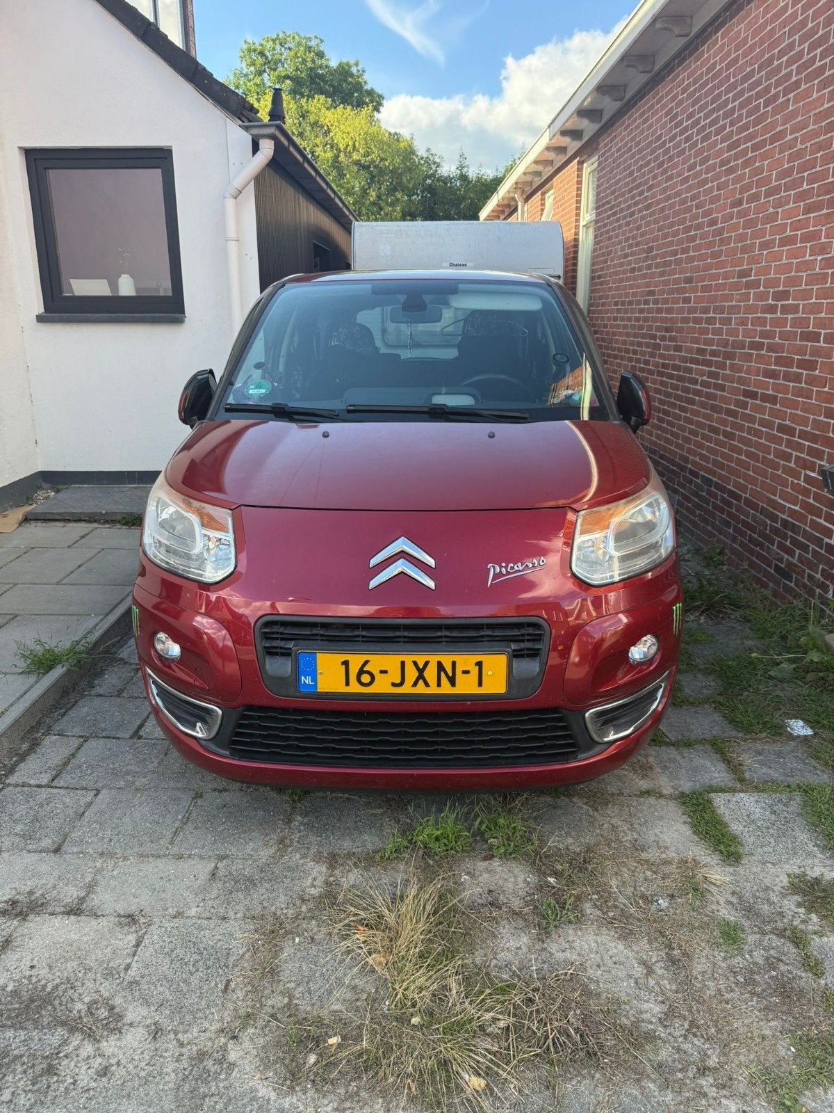 Citroën C3 Picasso 1.4 VTI 2009 Rood, Auto's, Citroën, Voorwielaandrijving, 15 km/l, Origineel Nederlands, 1100 kg