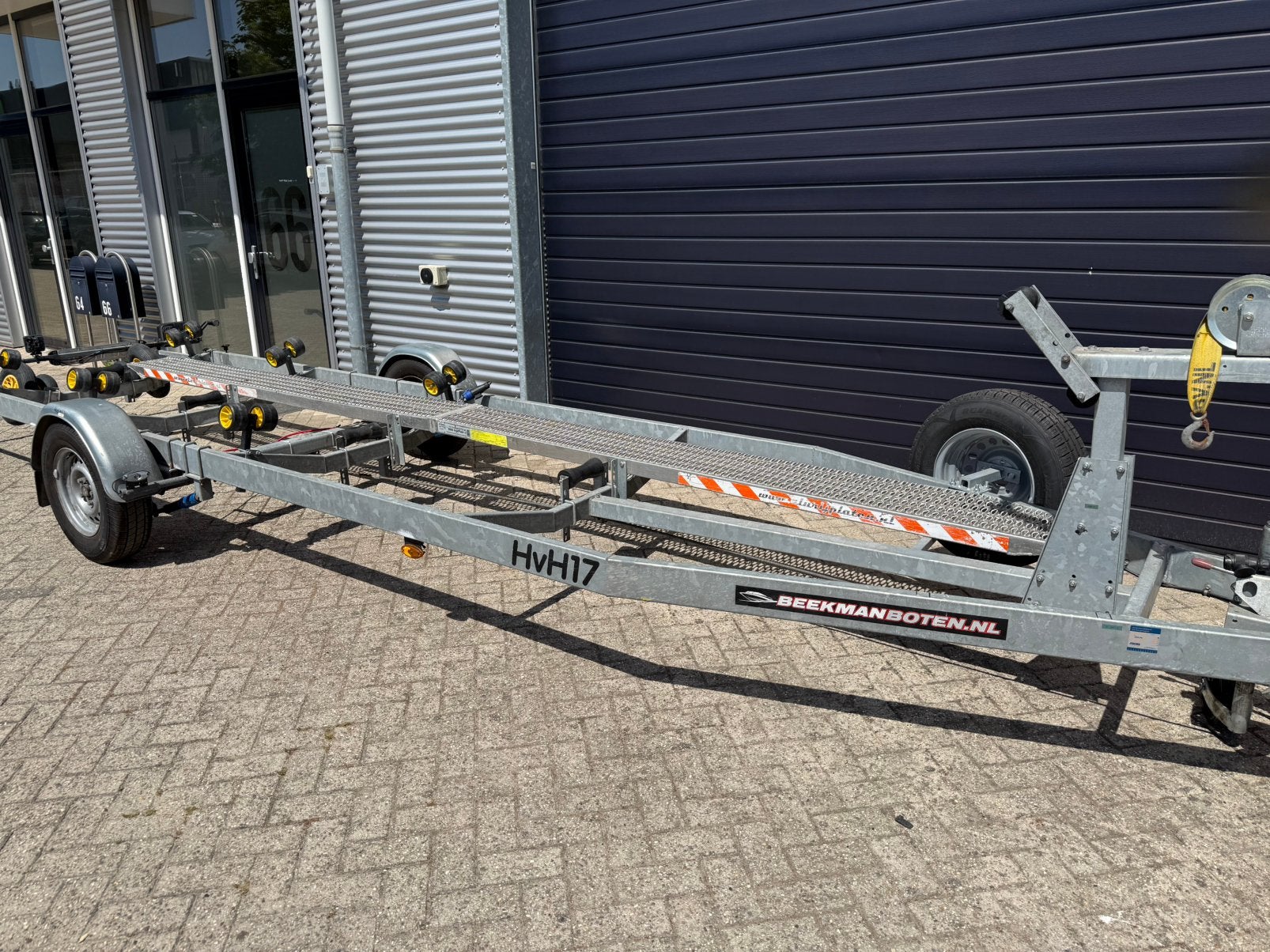 Pega trailer 1350 kg/100 km (V-liner), Watersport en Boten, Ophalen, Minder dan 1500 kg, 6 tot 9 meter, Overige typen