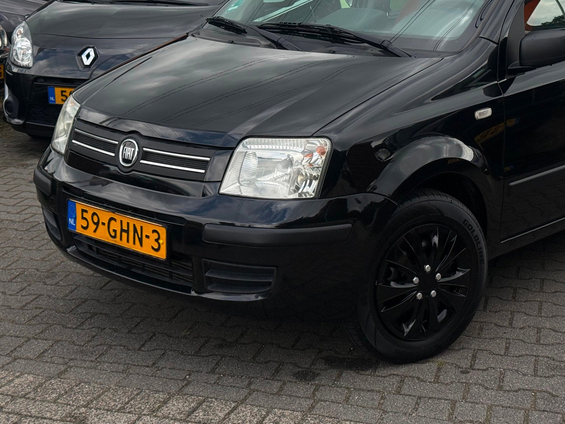 Fiat Panda 1.2 Emotion CLIMA/APK TOT 11-7-2027/RIJDT PERFECT, Voorwielaandrijving, Stof, Gebruikt, Zwart