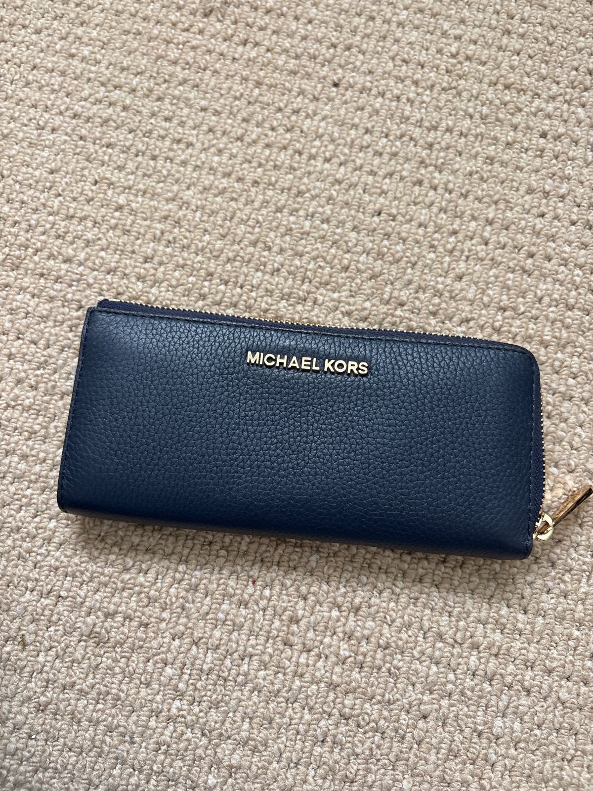 Nieuwe Michael Kors portemonnee - Donkerblauw, Sieraden, Tassen en Uiterlijk, Portemonnees, Ophalen of Verzenden, Nieuw, Blauw