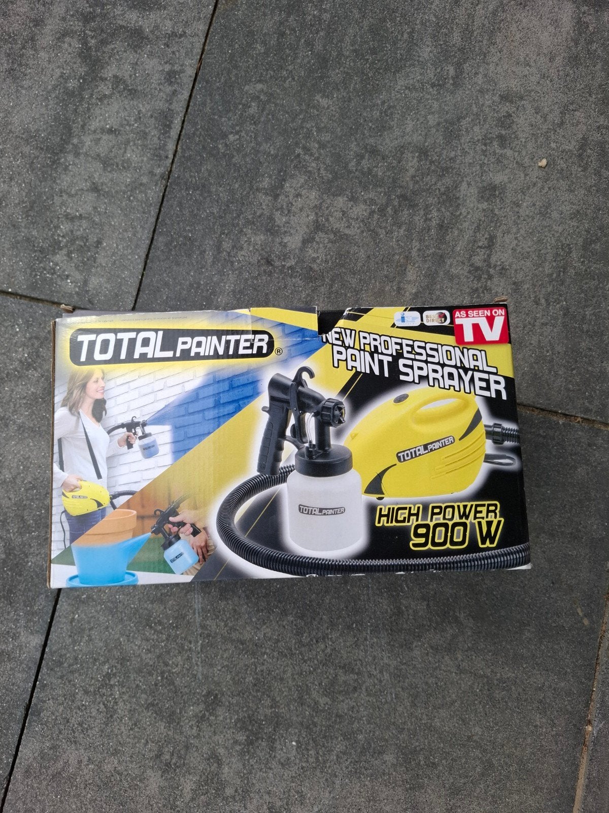 Total Painter Verfspuit 900W - Nieuw in doos, Ophalen of Verzenden, Nieuw, Verfspuit of Verfpomp