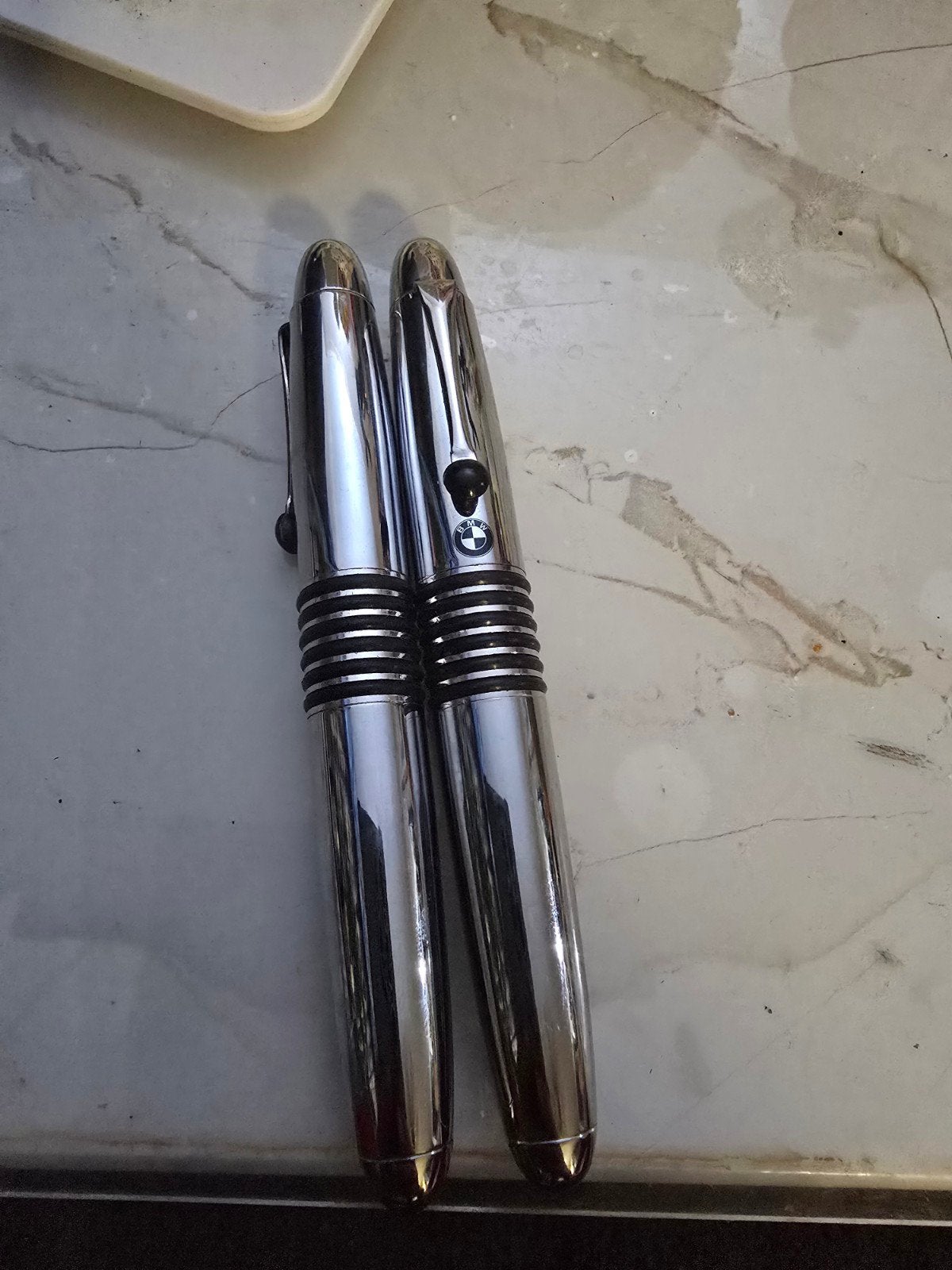 Vintage Ballpoint Pen and Fountain Pen with Iridium Point, Ophalen of Verzenden, Balpen, Overige merken
