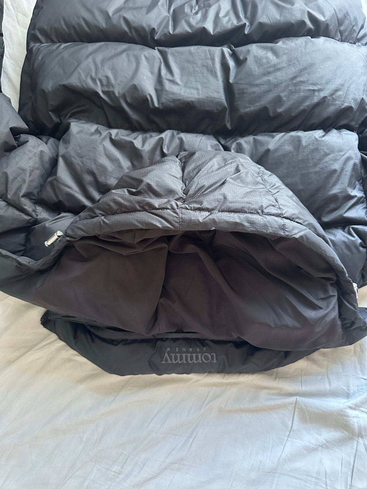 Tommy Jeans Alaska Puffer Jas Zwart Maat S, Kleding | Dames, Jassen | Winter, Ophalen of Verzenden, Zo goed als nieuw, Maat 36 (S)