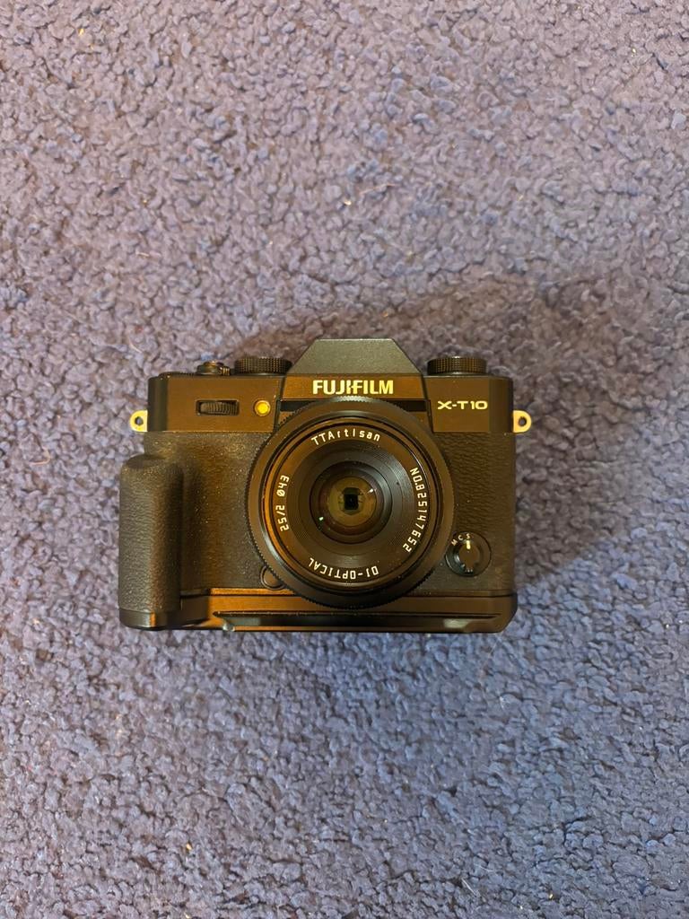 Fujifilm X-T10 + lens, Audio, Tv en Foto, Fotocamera's Analoog, Ophalen, Gebruikt, Compact, Fuji