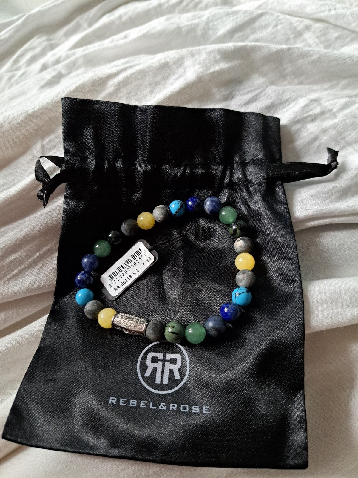 super mooie rebel en rose armband nieuw, Sieraden, Tassen en Uiterlijk, Ophalen of Verzenden, Nieuw, Overige kleuren, Overige materialen