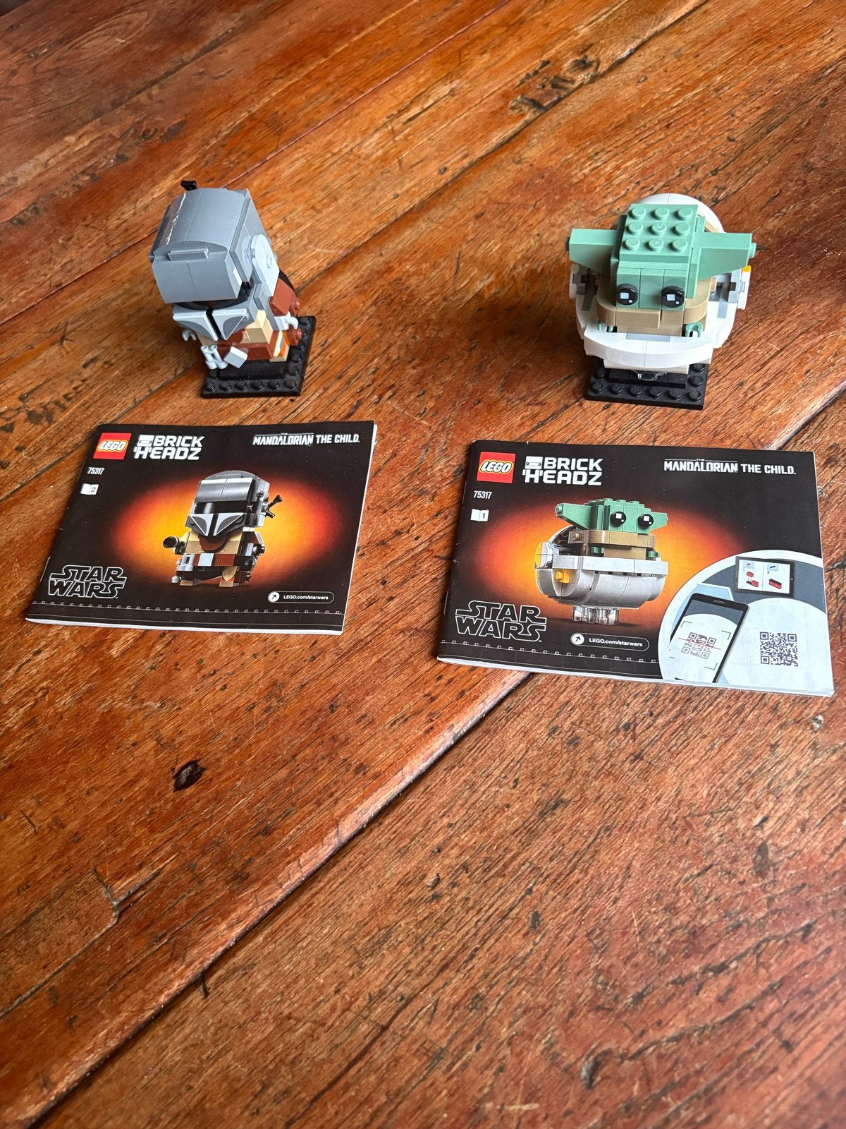 LEGO BrickHeadz The Mandalorian & The Child (75317), Ophalen of Verzenden, Zo goed als nieuw
