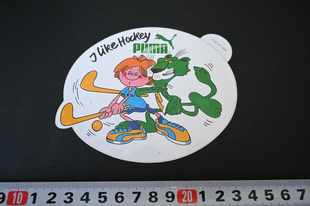 sticker I like hockey - strip PUMA sport, Ophalen, Zo goed als nieuw