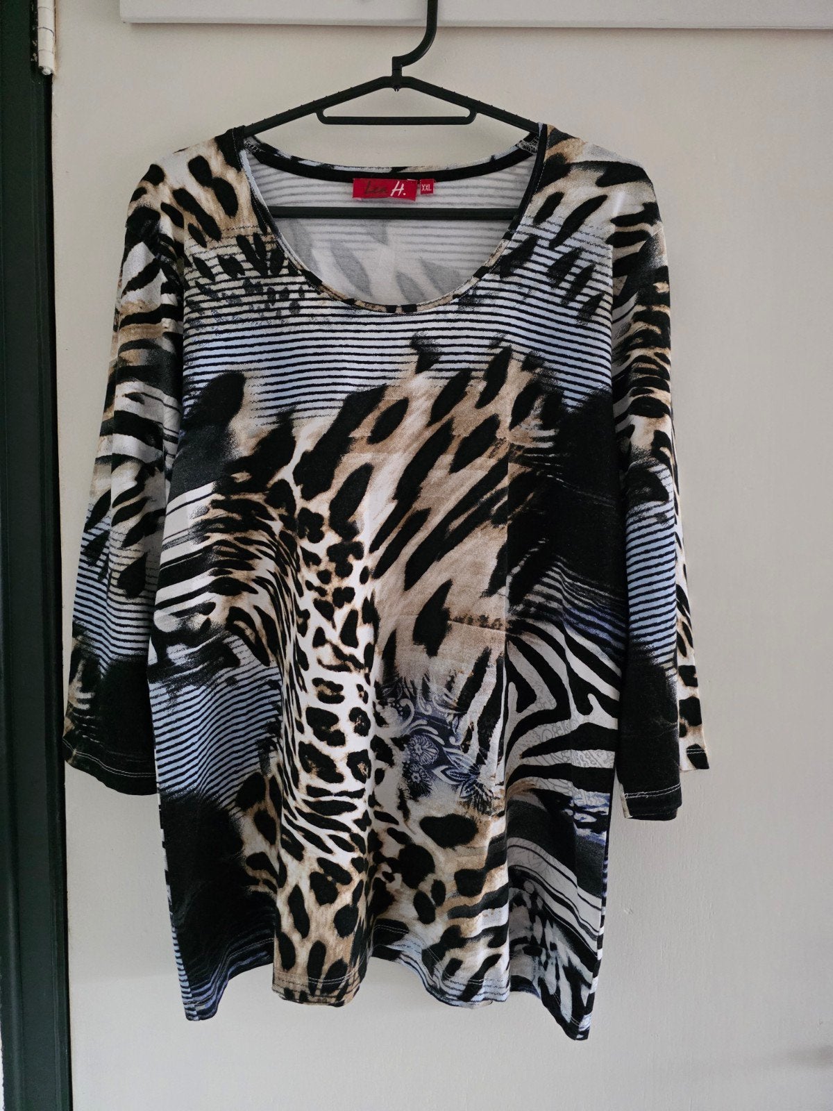 Lea H. Tuniek XXL - Luipaardprint & Strepen, Kleding | Dames, Lea H., Ophalen of Verzenden, Zo goed als nieuw