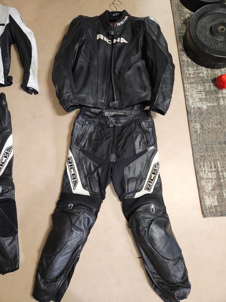 Leren motorpak Richa maat, Motoren, Kleding | Motorkleding, Ophalen, Richa, Tweedehands, Heren