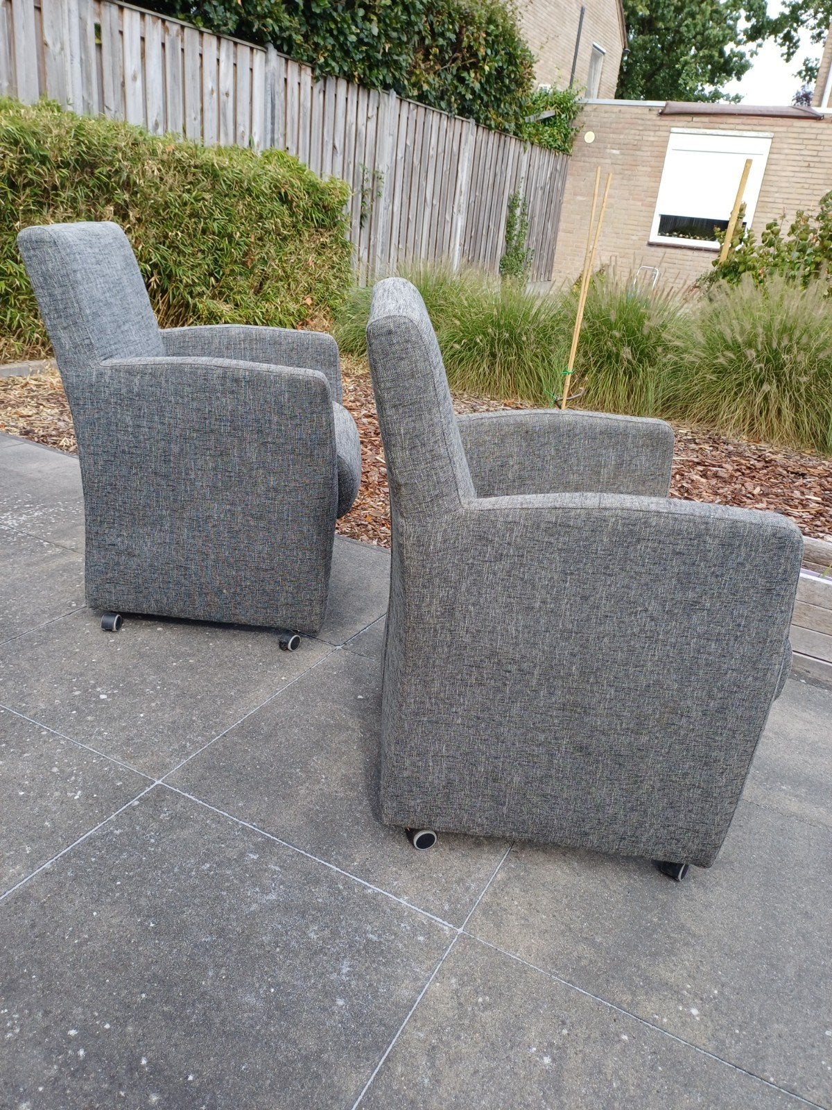 4 nette stoelen van Pronto Wonen, deels gereinigd, Ophalen, Gebruikt, Vier, Stof