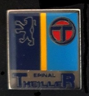 Peugeot Talbot - Epinal Theiller pin, Verzamelen, Ophalen of Verzenden, Nieuw, Transport, Speldje of Pin