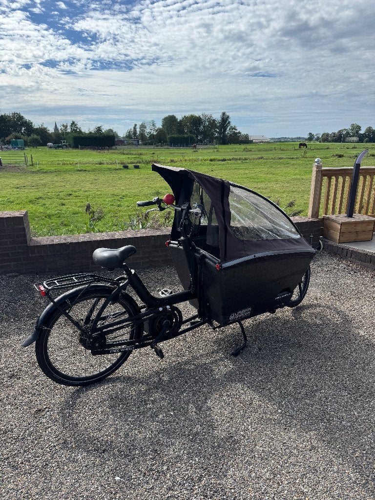 Urban Arrow Family bakfiets (2017) | Volledige accessoireset, Gebruikt, Elektrisch, 2 kinderen, Schijfrem