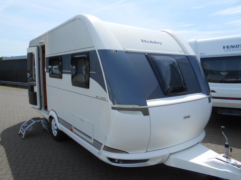 Hobby De Luxe 455 UF 1500 KG as,mover, Caravans en Kamperen, Caravans, Rondzit, Hobby, Bedrijf, 4 tot 5 meter