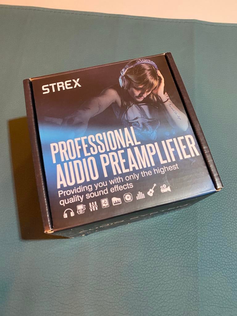 Strex Phono Voorversterker SP118 - Nieuw in doos, Ophalen of Verzenden, Zo goed als nieuw, Platenspeler-onderdeel, Overige merken
