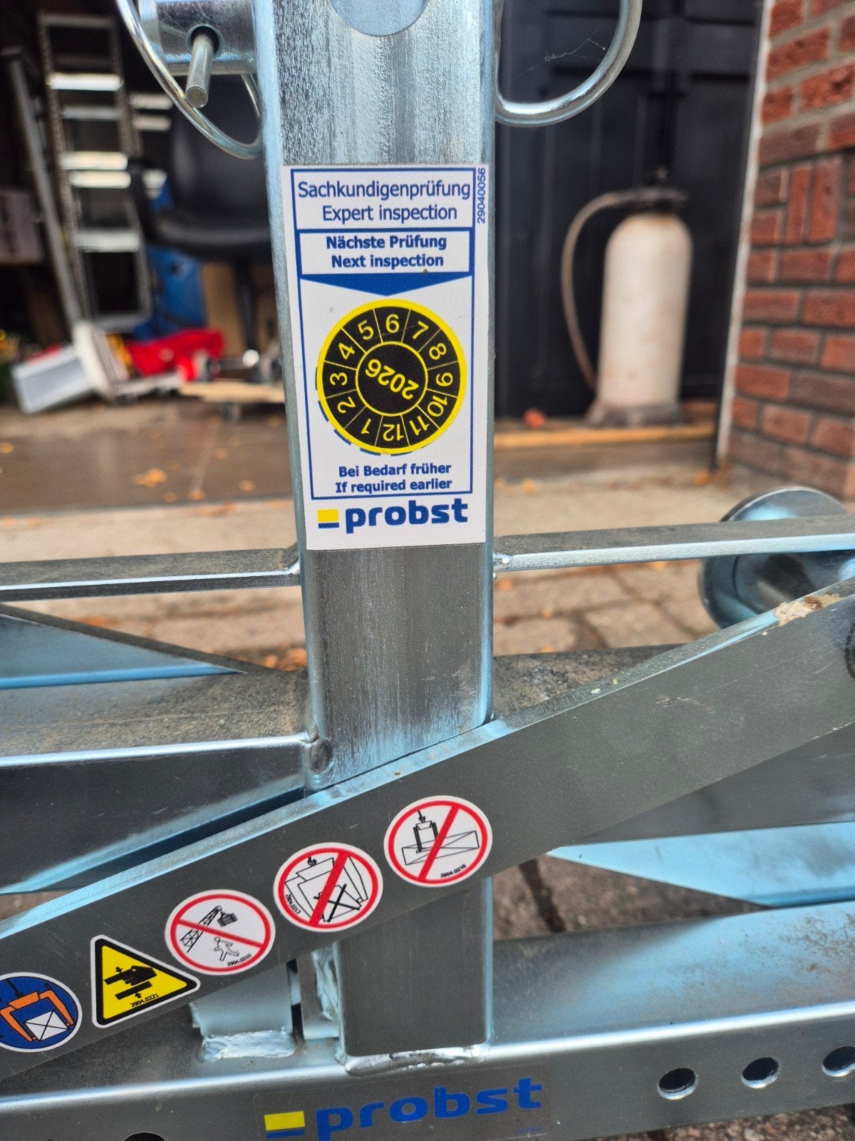 Probst grastegelklem - Zo goed als nieuw, Ophalen, Zo goed als nieuw