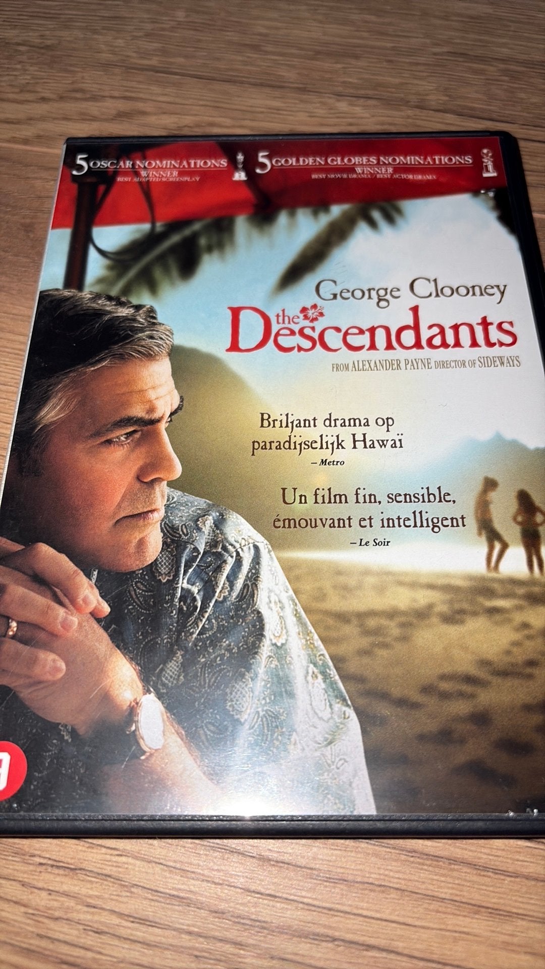 The Descendants met George Clooney op dvd., Vanaf 16 jaar, Ophalen of Verzenden, Zo goed als nieuw, Actiekomedie