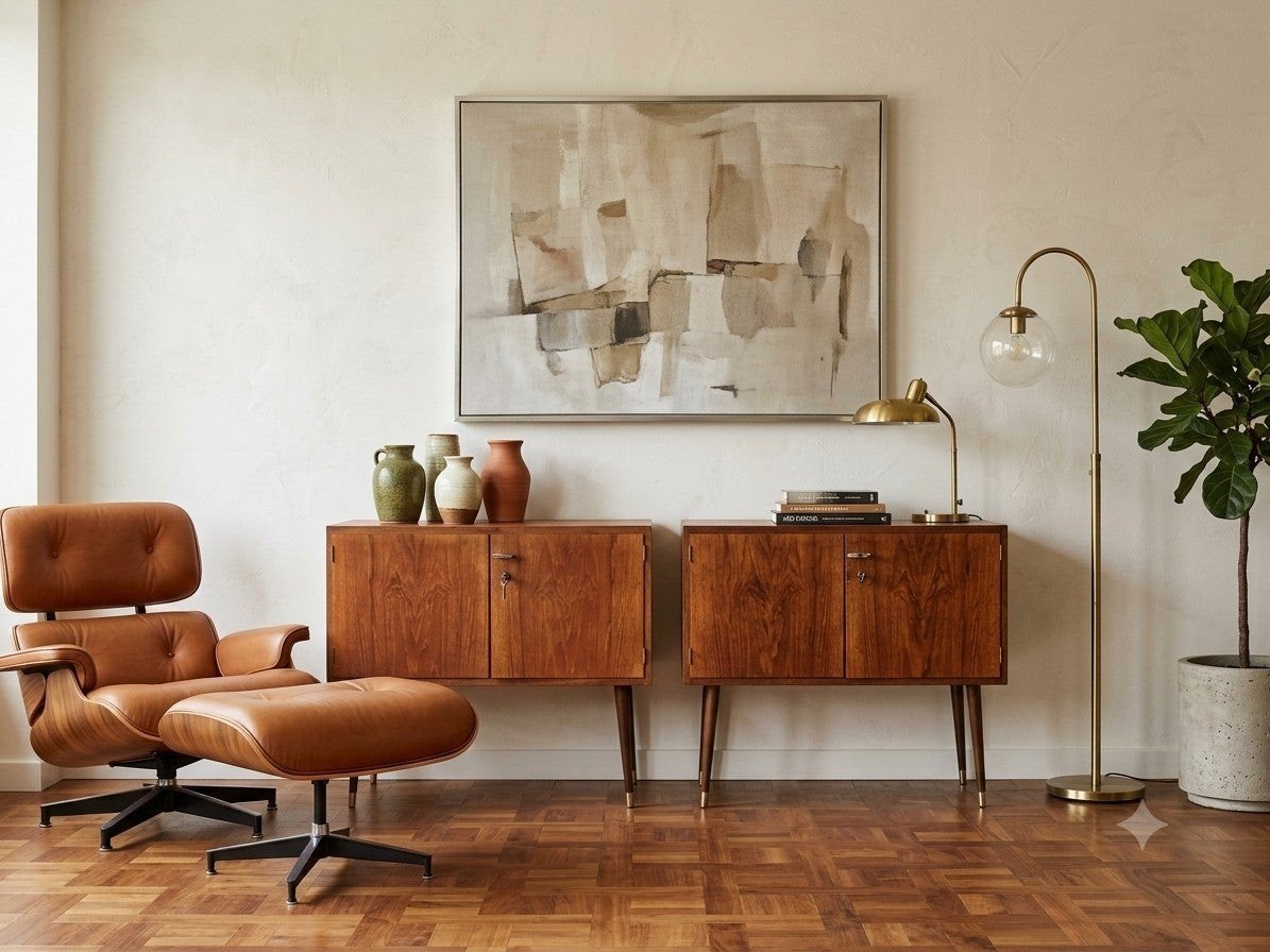 Set van 3 Vintage Teak Kastjes - TV / Platenspeler Meubel, Ophalen