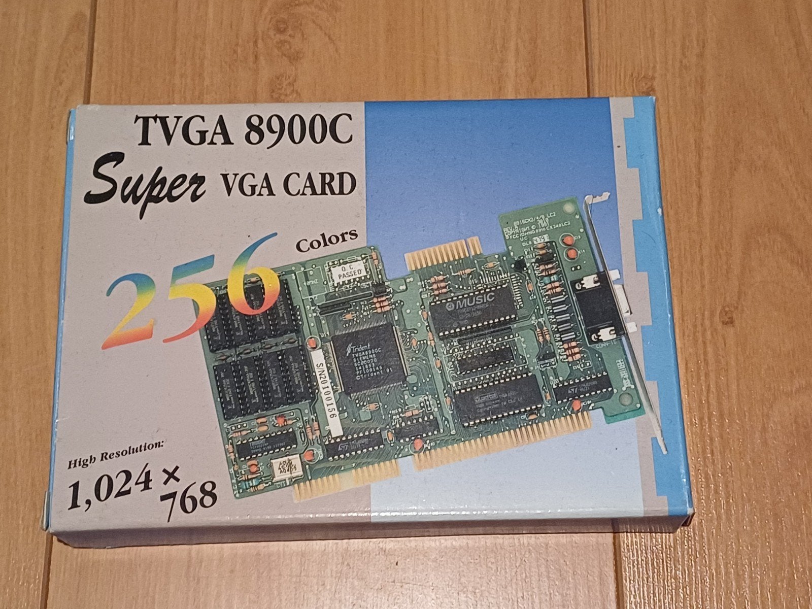 Trident Super VGA TVGA 8900C Grafische Kaart (Vintage), Computers en Software, Overige soorten, Ophalen of Verzenden, Overige chipsets