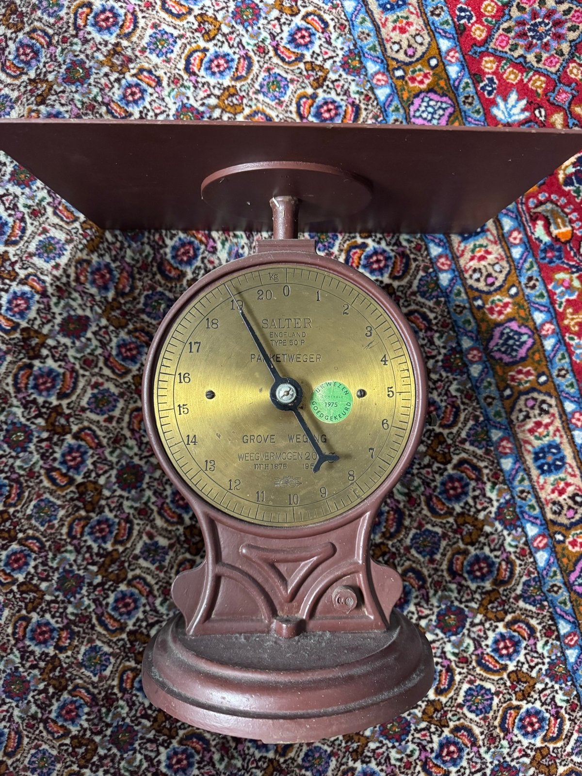 Antieke Salter pakketweger - tot 20 kg, Ophalen