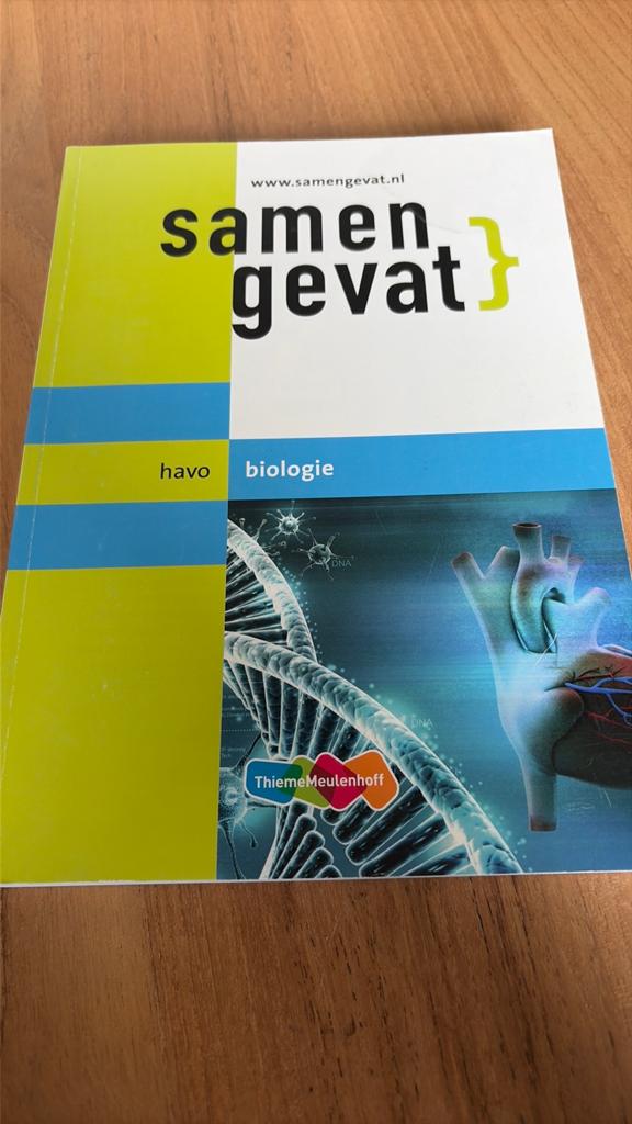 Samengevat havo Biologie, Ophalen of Verzenden, Zo goed als nieuw, HAVO, Biologie