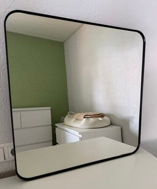 Nieuw! Ikea Lindbyn spiegel 60x60, Ophalen, Vierkant, Nieuw, Minder dan 100 cm