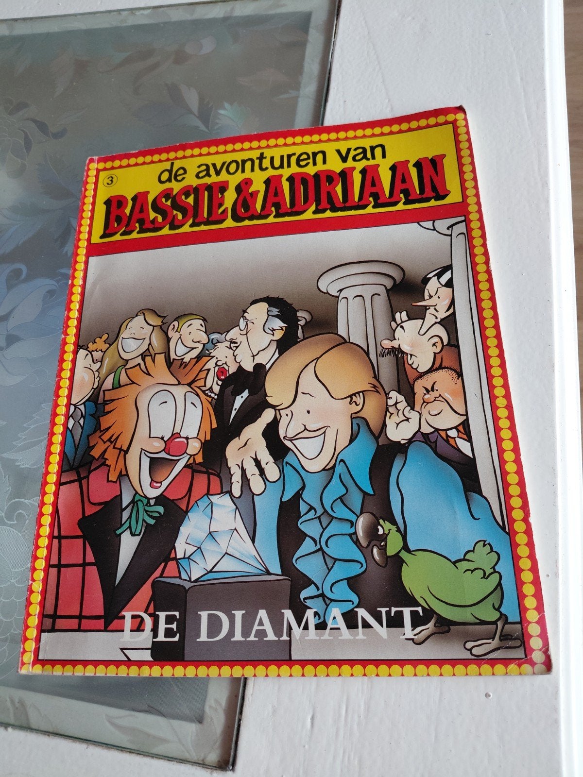 Bassie en Adriaan en De Diamant stripboek. deel 3, Eén stripboek, Ophalen of Verzenden, Gelezen