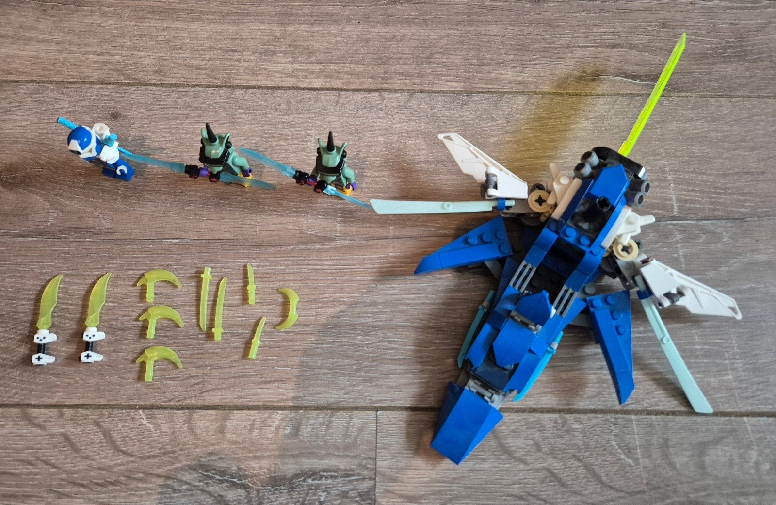 Lego Ninjago - Jay en Lloyd's supersnelle racers 71709, Compleet, Lego, Ophalen of Verzenden, Zo goed als nieuw