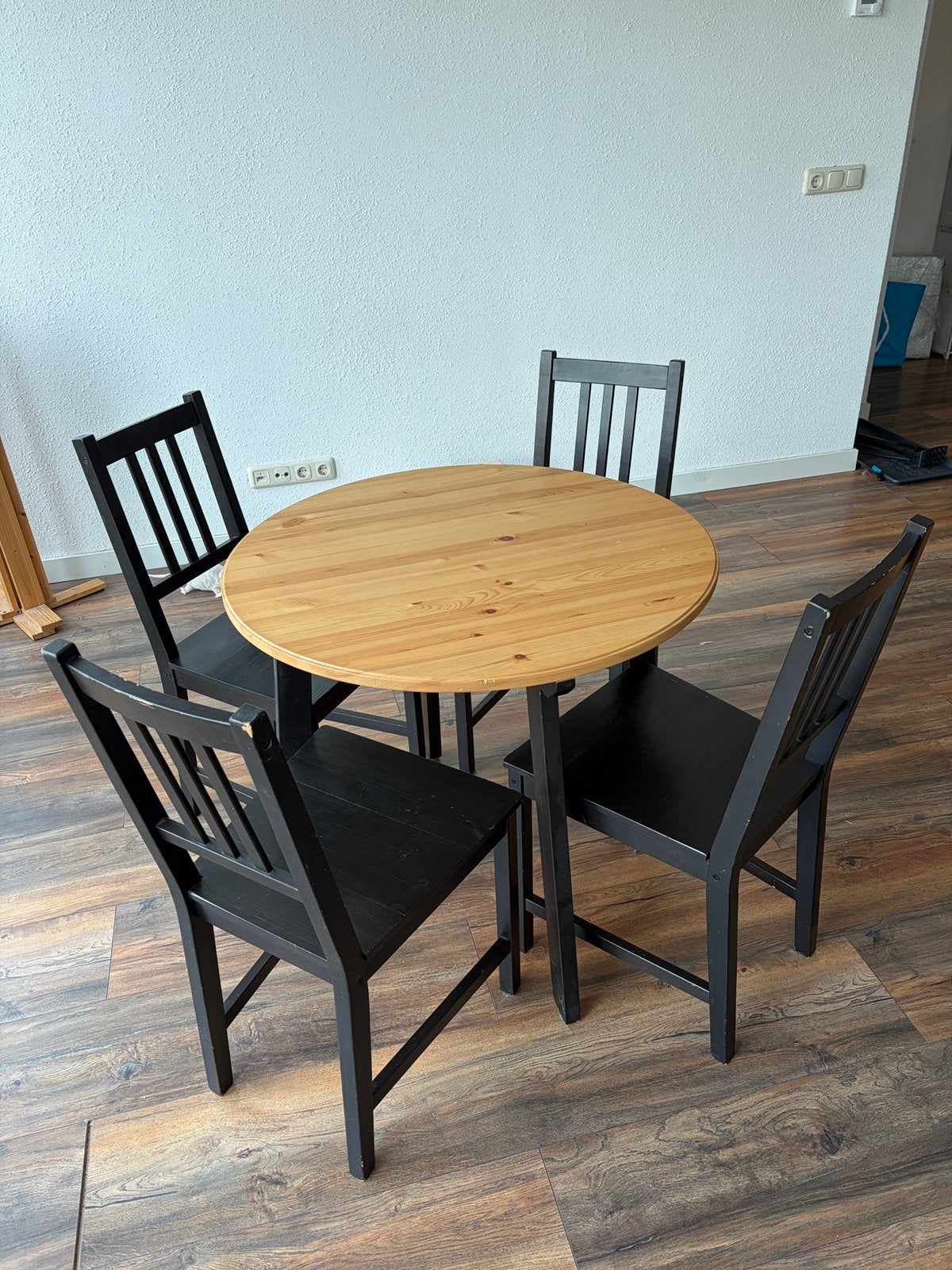 Ikea compact dinner table full set, Ophalen, Gebruikt