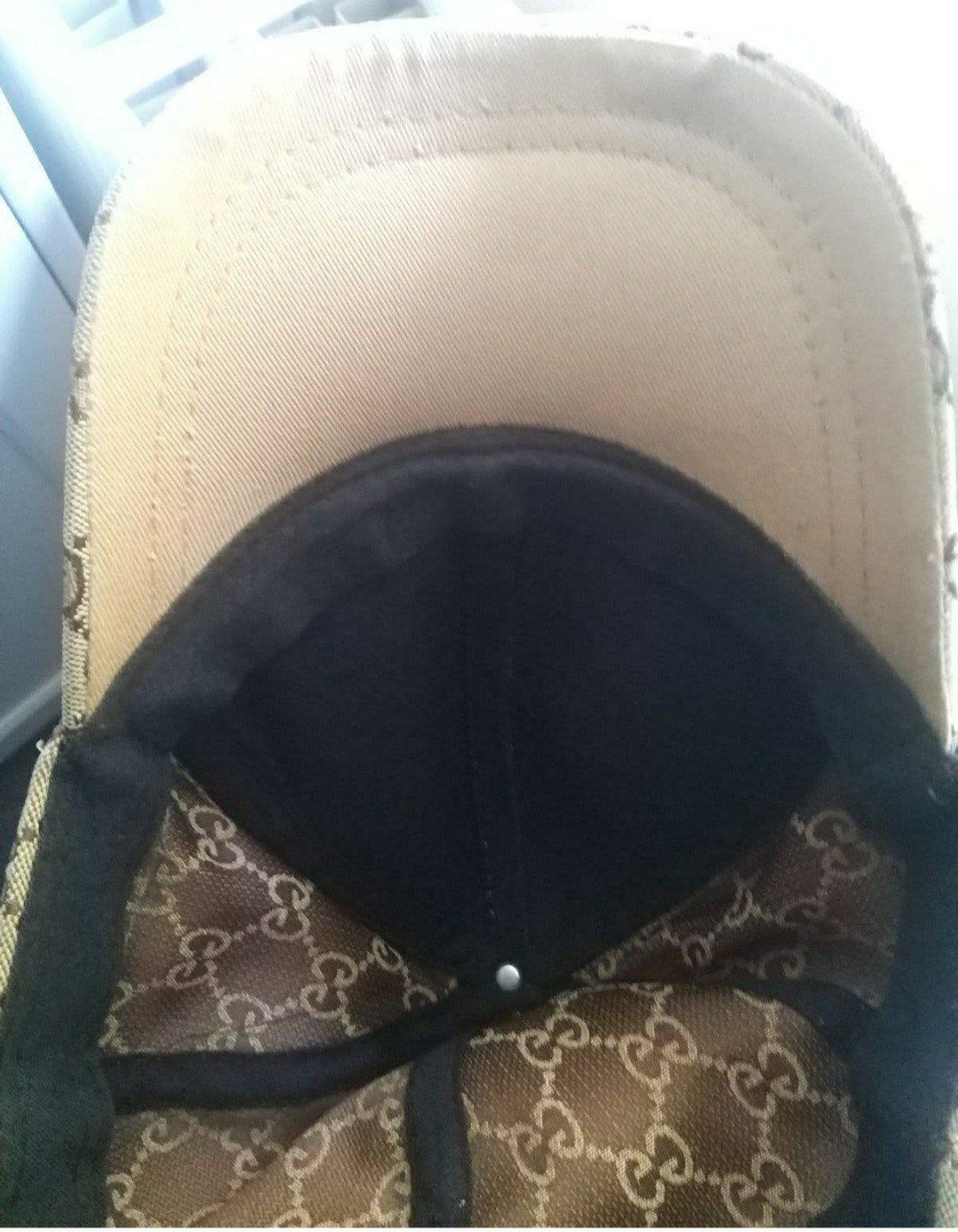 Gucci Pet met Monogram en Webstreep, Kleding | Heren, Gucci, One size fits all, Ophalen of Verzenden, Pet