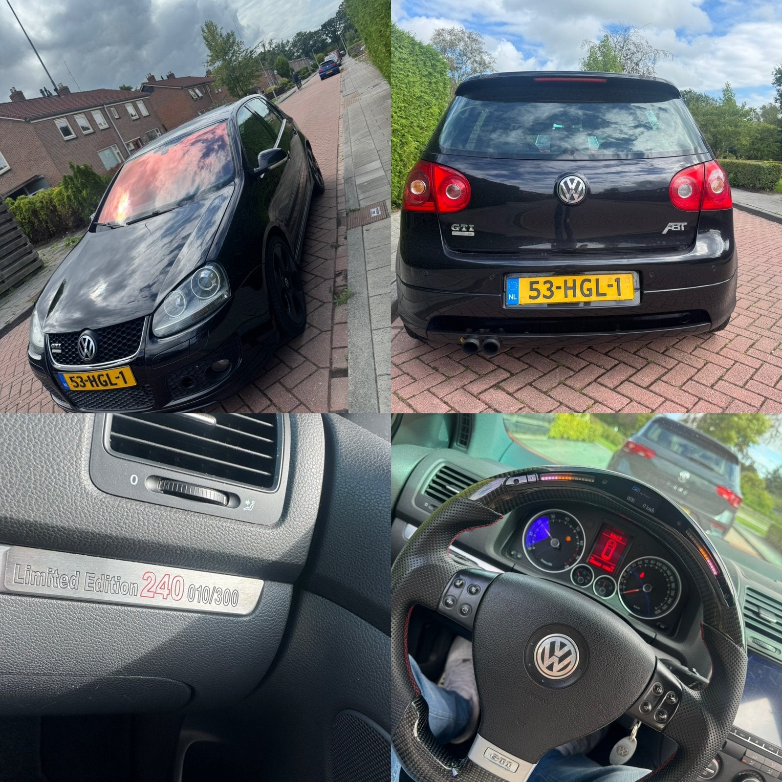 Volkswagen Golf 2.0 GTI 147KW 2008 Zwart, Stof, 4 cilinders, Zwart, Origineel Nederlands