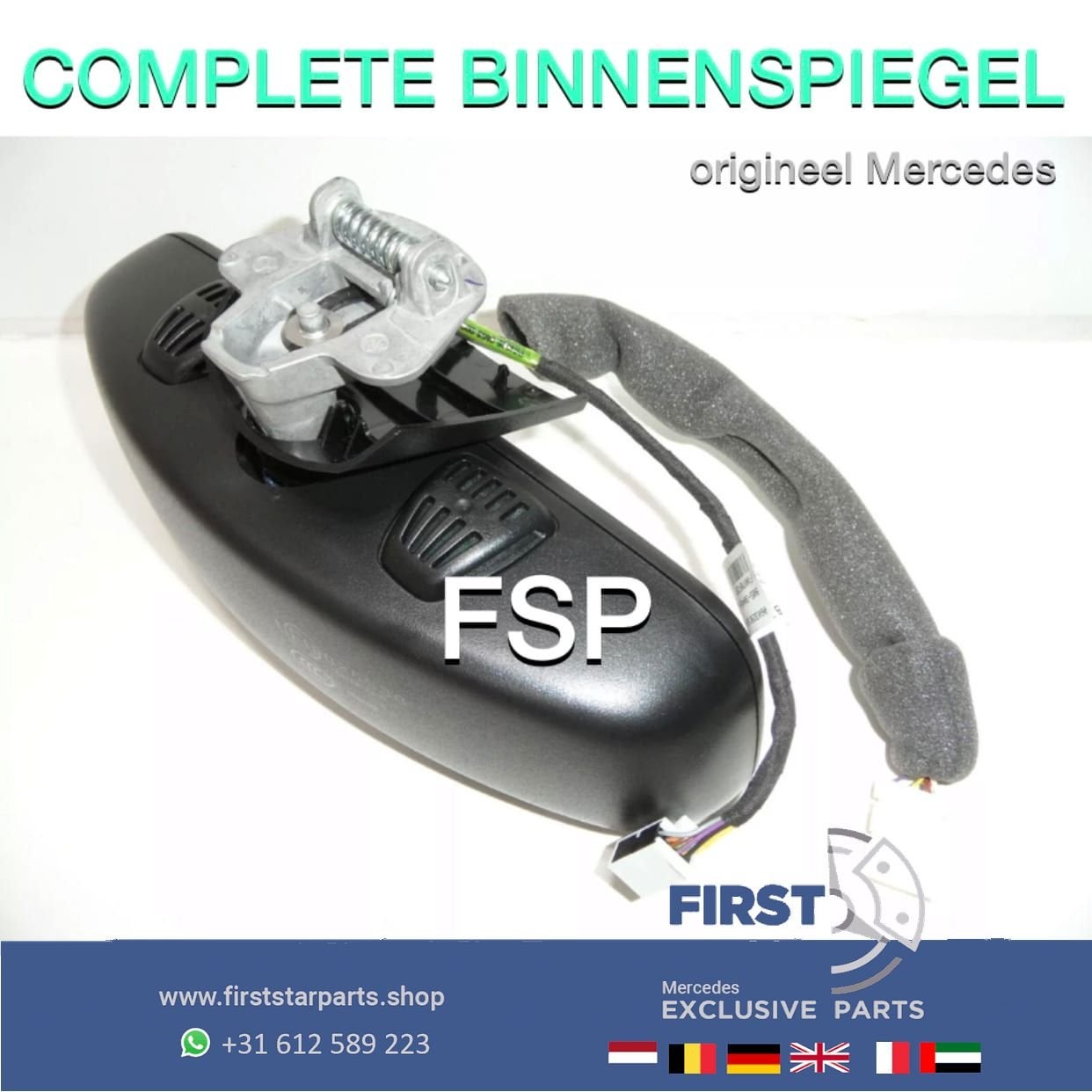 Mercedes binnenspiegel spiegel W176 W246 W117 W204 W205 W156, Gebruikt, -, -, Ophalen of Verzenden