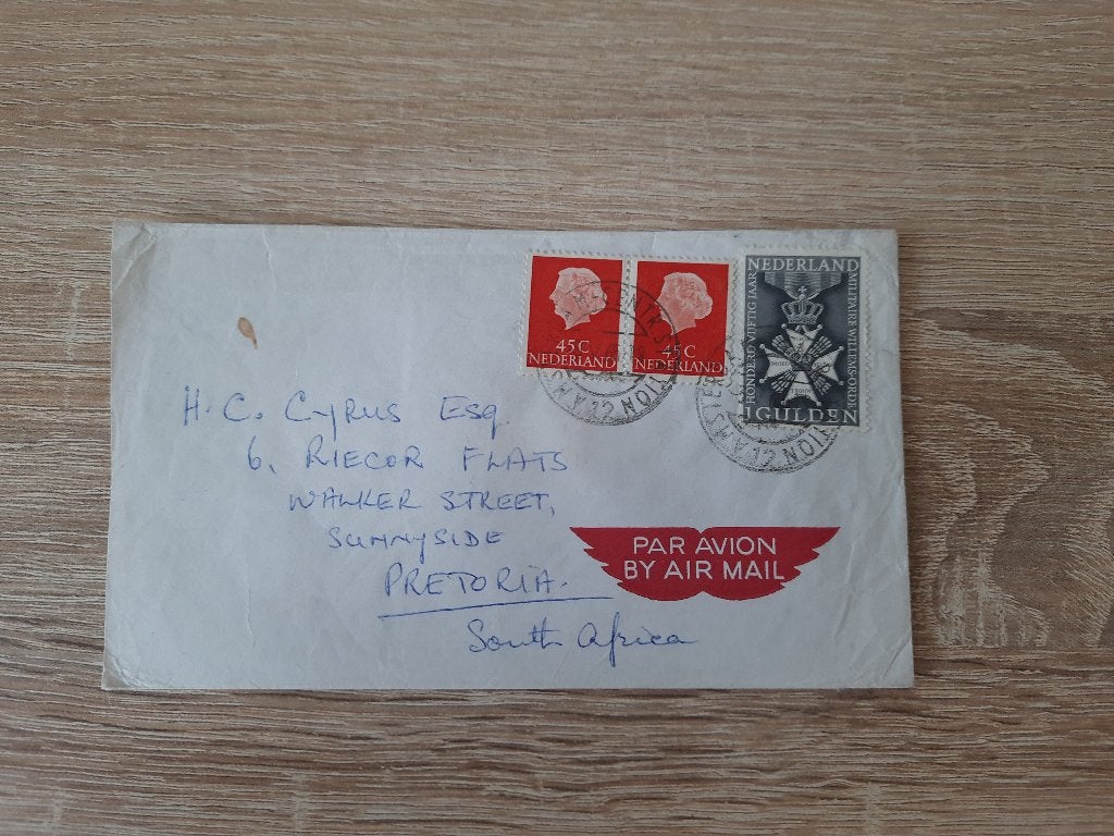 Nederland brieven (9 stuks), Postzegels en Munten, Verzenden, Na 1940, Gestempeld