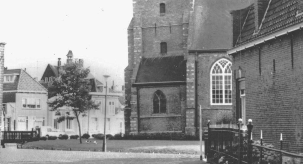 988128 Nieuwe-Tonge 1971 ZH Kerkring Nette oude kaart, Ophalen of Verzenden, 1960 tot 1980, Ongelopen, Zuid-Holland
