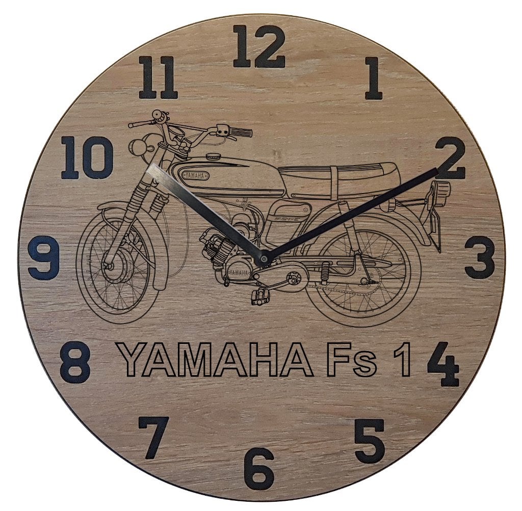 Yamaha FS1 - Thema klok, Ophalen of Verzenden, Nieuw, Wandklok