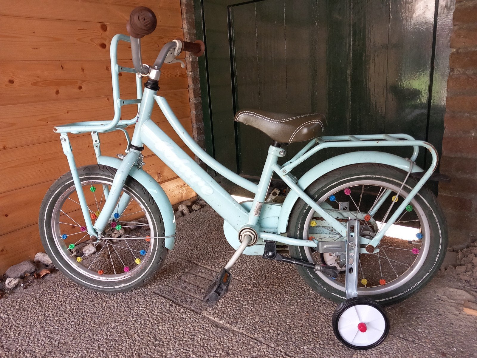 Te koop meisjesfiets 16 inch meisjes fiets, Ophalen, Gebruikt, 16 inch