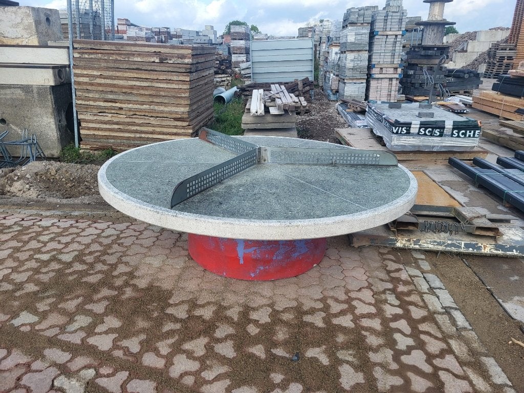 Gebruikte ronde betonnen tafeltennistafel, Ophalen, Gebruikt, Tafel Outdoor