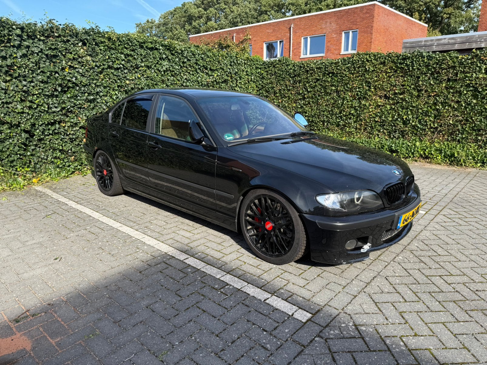 BMW E46 330i 2002 Zwart 6bak 270+PK 320NM, Auto's, 1440 kg, Beige, Zwart, Handgeschakeld