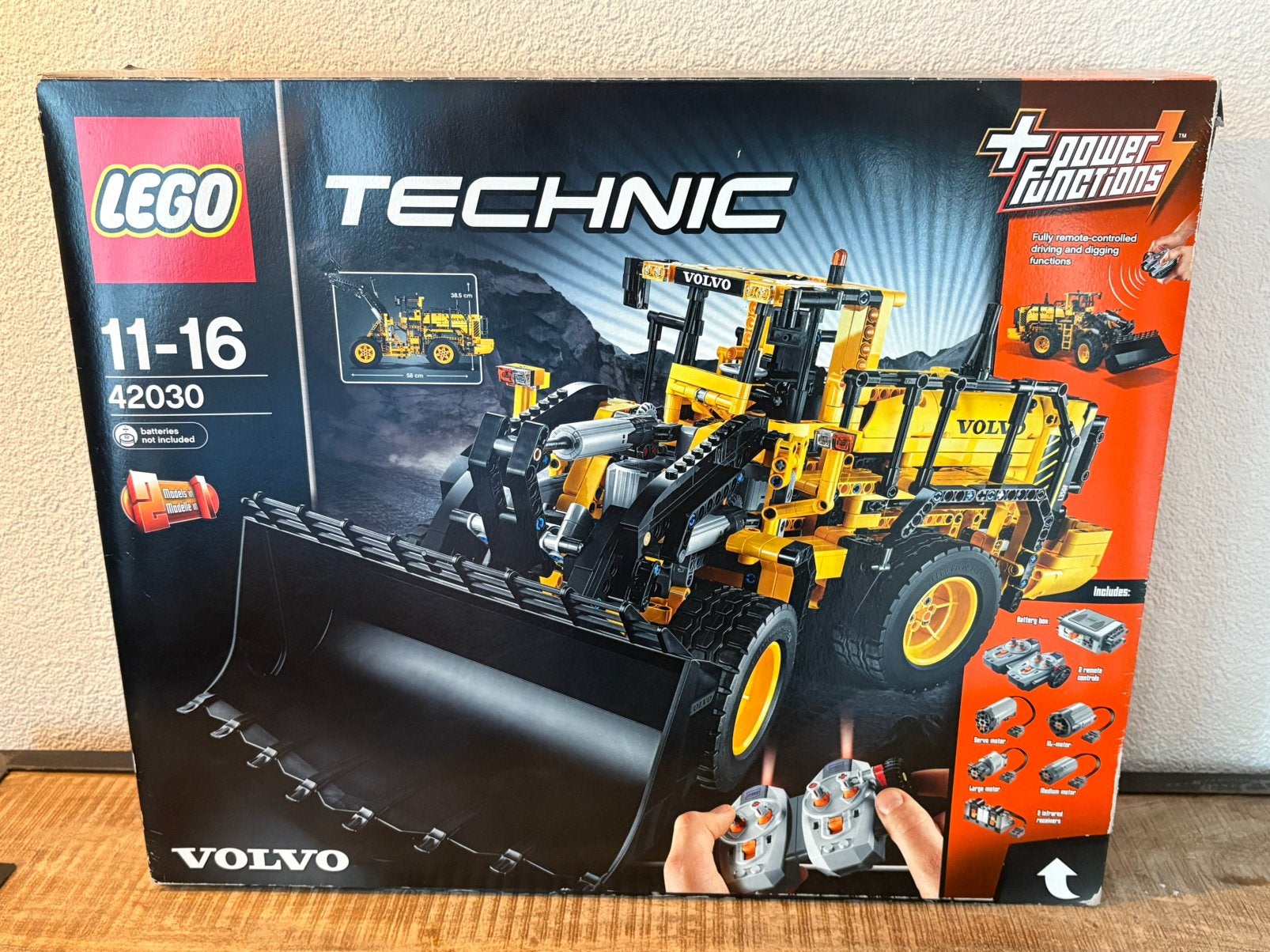 Lego technic shovel 42030, Lego, Ophalen of Verzenden, Zo goed als nieuw, Complete set