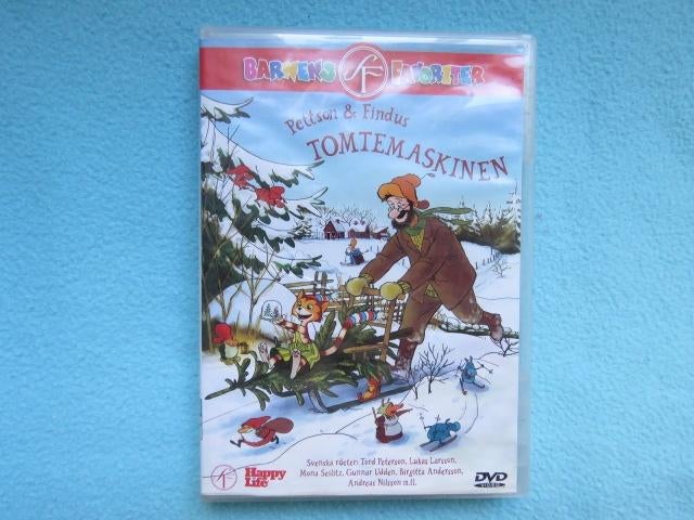 Zweedse DVD: Pettson & Findus - Tomtemaskinen, Europees, Tekenfilm, Alle leeftijden, Ophalen of Verzenden