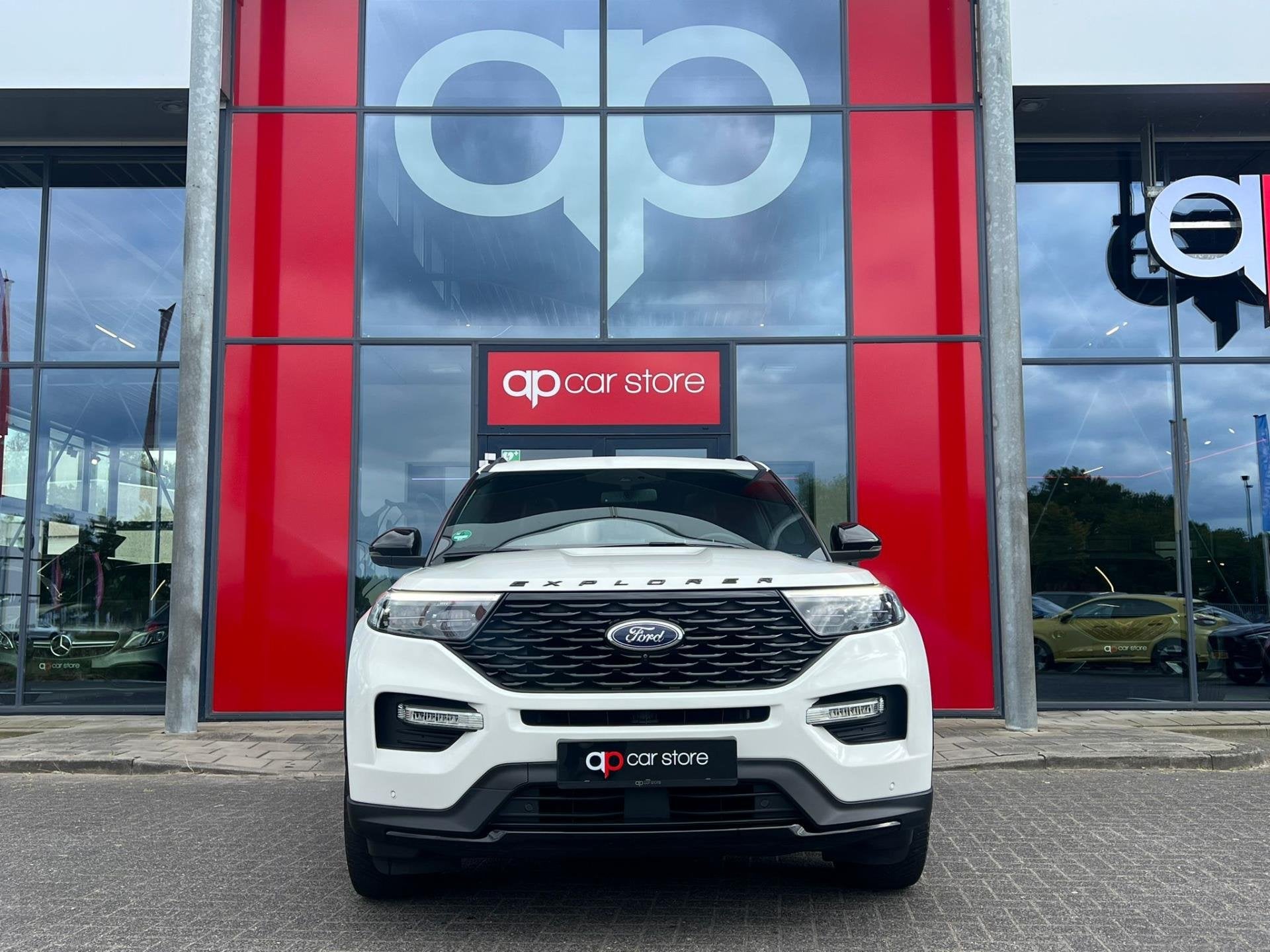Ford Explorer 3.0 V6 EcoBoost PHEV ST-Line, Automaat, Dealer onderhouden, Gebruikt, Wit