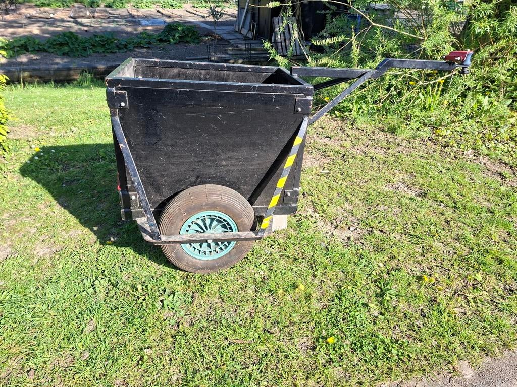 Stevige zelfbouw fietskar met hengelbevestiging, Ophalen, Gebruikt, Bagagekar, 20 tot 40 kg